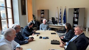 Συνάντηση του Δημάρχου Ηρακλείου με την Διευθύνουσα Σύμβουλο της Attica Bank