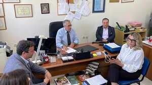 Στο "μικροσκόπιο" της Άννας Καραμανλή οι τουριστικές σχολές - Επισκέψεις σε Άγιο Νικόλαο και Κοκκίνη Χάνι