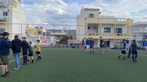 "Βάλε γκολ στο φασισμό": Με επιτυχία το αθλητικό μαθητικό τουρνουά στα Χανιά
