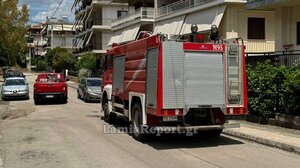 Πυρκαγιά σε σπίτι στη Λαμία - Στο νοσοκομείο μια ηλικιωμένη