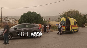 Οικογένεια με τρία παιδιά ενεπλάκη σε τροχαίο στα Χανιά