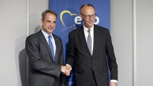 Στο Βερολίνο ο Κυρ. Μητσοτάκης - Θα συναντηθεί με τον καγκελάριο Φρ. Μερτς