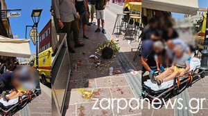 Ήρθε για διακοπές και κατέληξε στο νοσοκομείο: Γλάστρα έπεσε στο κεφάλι τουρίστριας στα Χανιά