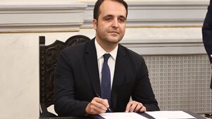 Υπουργείο Ψηφιακής Διακυβέρνησης: Η τελετή παράδοσης - παραλαβής μεταξύ των υφυπουργών