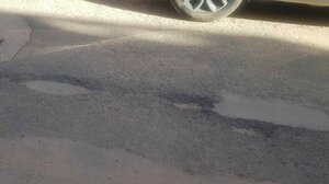 Ένας δρόμος γεμάτος λακκούβες!