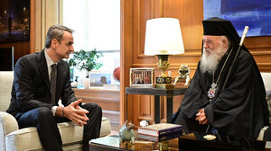 Το δείπνο Μητσοτάκη με Ιερώνυμο στον Λυκαβηττό - Τι συζήτησαν