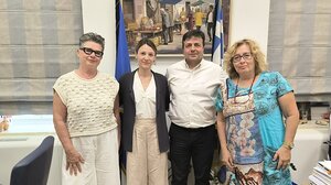 Συνάντηση Συριγωνάκη με την Γαλλίδα μορφωτική ακόλουθο