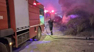 Πυροσβεστικός εξοπλισμός σε εθελοντές από τον Αγροτικό Σύλλογο Ιεράπετρας