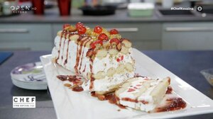 Συνταγή για τερίνα με παγωτό παρφέ