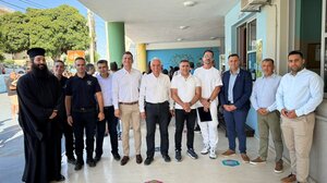 Αγιασμός και έναρξη στο Καλοκαιρινό Σχολείο για τα παιδιά των ένστολων στο Ηράκλειο