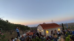 Με λαμπρότητα και πλήθος πιστών εορτάστηκε η μνήμη του Αγίου Παϊσίου στις Γούρνες Πεδιάδος