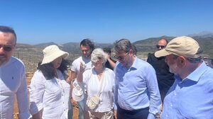 Στον Λόφο Παπούρα ο Πρόεδρος του ΠΑΣΟΚ Νίκος Ανδρουλάκης