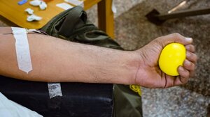 Εθελοντική αιμοδοσία στο αίθριο της Λότζια 