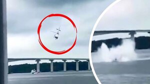 Δραματική διάσωση επιβατών ελικοπτέρου που συνετρίβη στην θάλασσα