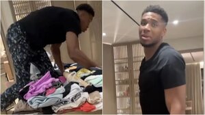 Γιάννης Αντετοκούνμπο: Έδωσε ρεσιτάλ προσπαθώντας να σκοτώσει κατσαρίδα