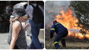 Καύσωνας: Υποχωρούν σταδιακά οι πολύ υψηλές θερμοκρασίες, μεγάλος ο κίνδυνος πυρκαγιάς