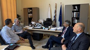 Συνάντηση Καλοκαιρινού με τις Διοικήσεις του ΟΛΗ Α.Ε., των Μινωικών Γραμμών και των «Συμμετοχών Λιμένος Ηρακλείου Α.Ε.»