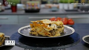 Συνταγή για λαζάνια με μελιτζάνες και τυριά