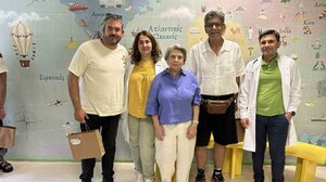 Μπέζος, Δαδακαρίδης και Συφιανού σε μια συγκινητική επίσκεψη!