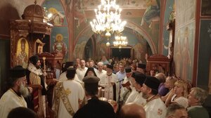 Στον εορτασμό του Αγίου Μύρωνος Επισκόπου Κρήτης, ο Δήμαρχος Ηρακλείου Αλέξης Καλοκαιρινός 