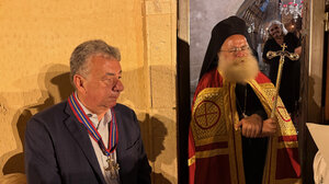 Κοίμηση της Θεοτόκου: Πανηγυρικός Εσπερινός στην αναστηλωθείσα Παναγία Φανερωμένη