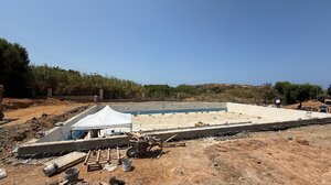 Αυτοψία Δημάρχου Χανίων στη νέα πισίνα του Κλαδισού