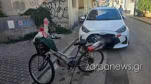 Ατύχημα με ποδηλάτη στα Χανιά