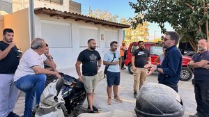 Αυτοψία Μποκέα στο εργοτάξιο της Ελ. Βενιζέλου