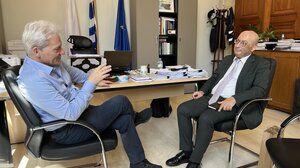 Συνάντηση Δημάρχου Ηρακλείου με τον Πρέσβη της Αρμενίας στην Ελλάδα