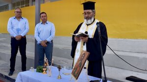 Άγιος Νικόλαος: Στον Αγιασμό των σχολείων ο Δήμαρχος Μ. Μενεγάκης 