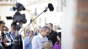 Μητσοτάκης από τη Λήμνο: "Διορθώσαμε μια μεγάλη αδικία με την εξίσωση της μείωσης του ΦΠΑ για όλα τα νησιά κάτω των 20 χιλιάδων κατοίκων" 