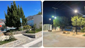 Δήμος Βιάννου: Παραδόθηκε πλήρως ανακαινισμένη η κεντρική πλατεία της Εμπάρου