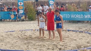 Ρέθυμνο: Η Βασιλική Καραβάνου "έλαμψε" στο Παγκόσμιο Πάλης στην Άμμο