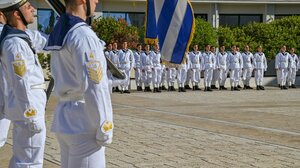 Ορκωμοσία πρωτοετών Ναυτικών Δοκίμων και Δοκίμων Σημαιοφόρων στη Σχολή Ναυτικών Δοκίμων