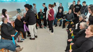 Δήμος Μινώα Πεδιάδας: Σε κλίμα χαράς οι ασκήσεις φυσικοθεραπείας για τους ωφελούμενους του ΚΗΦΗ