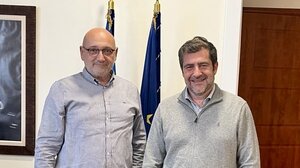 Συνάντηση Κοντάκη - Ανδρουλάκη για τις δράσεις του Πανεπιστημίου στο Λασίθι