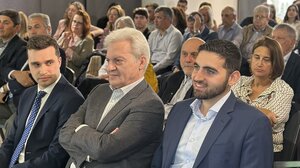 Ο Κωνσταντίνος Κεφαλογιάννης στην εκδήλωση της Ένωσης Ασκουμένων και Νέων Δικηγόρων Ηρακλείου