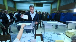 Μητσοτάκης στις κάλπες της ΝΔ: Είμαστε η μεγάλη δημοκρατική παράταξη αυτού του τόπου