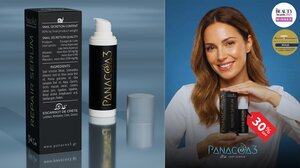 PANACEA3 Repair Serum Gold Line 24h: Ένα βραβευμένο time reset κρύβεται σε ένα μπουκαλάκι στο μπουντουάρ σου