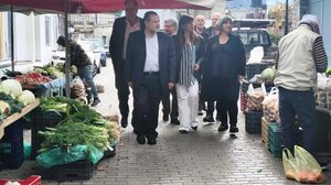 Στο Καστέλλι ο Κεγκέρογλου και οι συνεργάτες του - Αντάλλαξαν ευχές με τον κόσμο