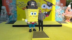 Ο Μπομπ Σφουγγαράκης αφήνει το αποτύπωμά του στο TCL Chinese Theatre του Χόλιγουντ