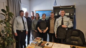 Λασίθι: Εορταστική επίσκεψη της ΕΑΥΛ στις Υπηρεσίες της Διεύθυνσης Αστυνομίας