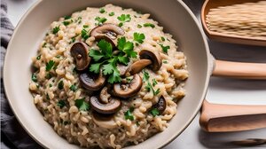 Ριζότο με άγρια μανιτάρια