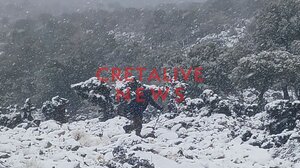 Ηράκλειο: “Λευκό” ποδαρικό… με χιόνια μια “ανάσα” από την πόλη!