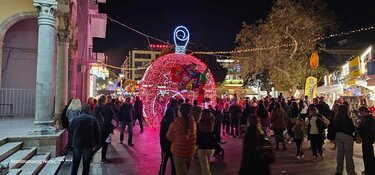 Χριστουγεννιάτικο δέντρο, Ηράκλειο, Φωταγώγηση