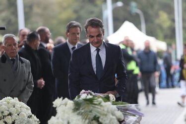 κηδεία Μπουτάρη - Μητσοτάκης 