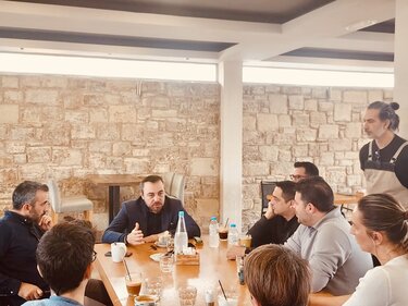 Συνάντηση Φραγκίσκου Παρασύρη με εργαζομένους ΔΕΠΑΝΑΛ