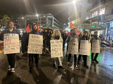 Πικετοφορία, ΚΚΕ Χανίων, ΚΝΕ Χανίων