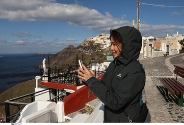 Σαντορίνη, Τουρίστες, 