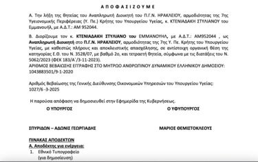 Διαύγεια, Στέλιος Κτενιαδάκης